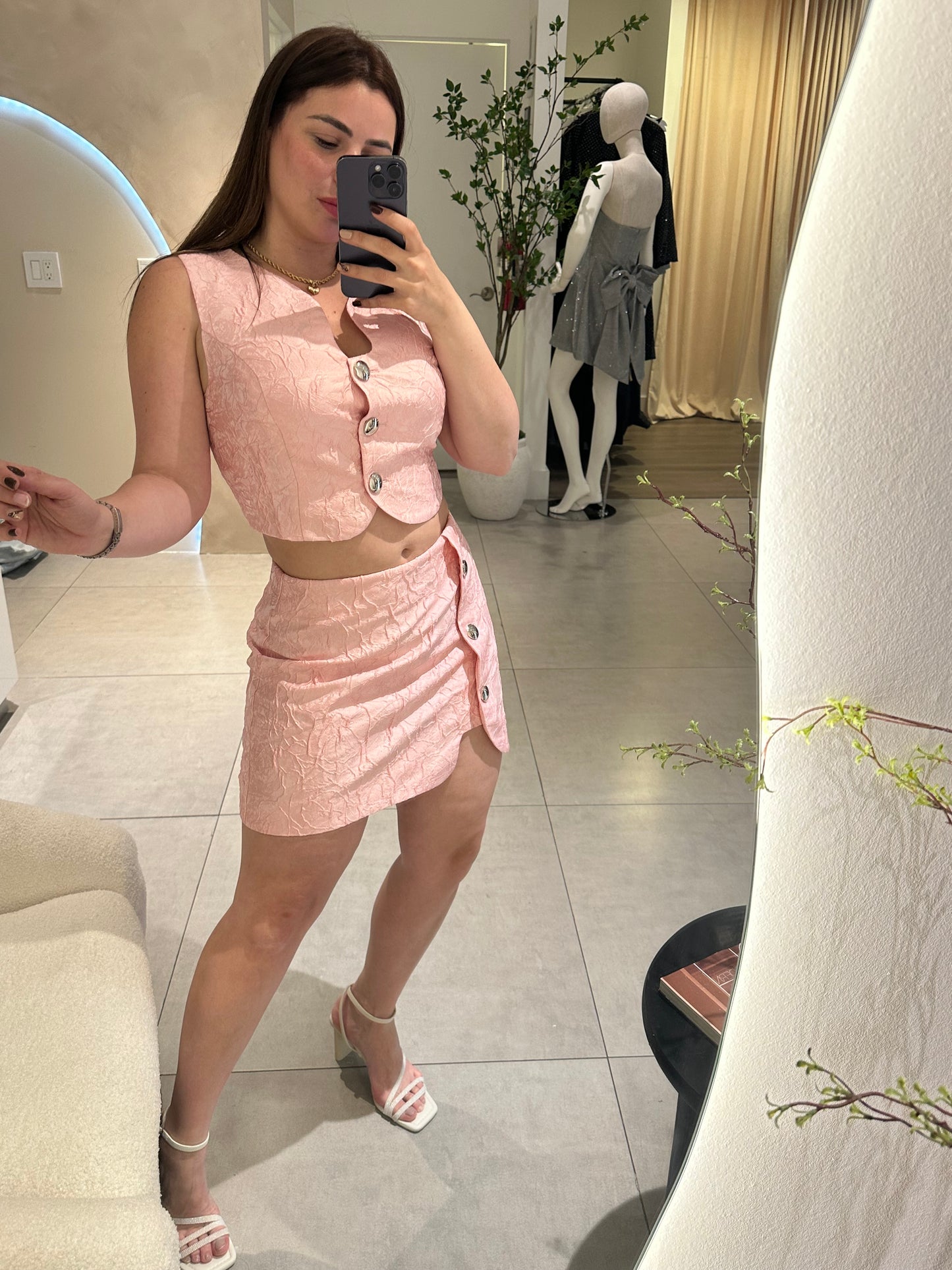 Aria skirt-short Set