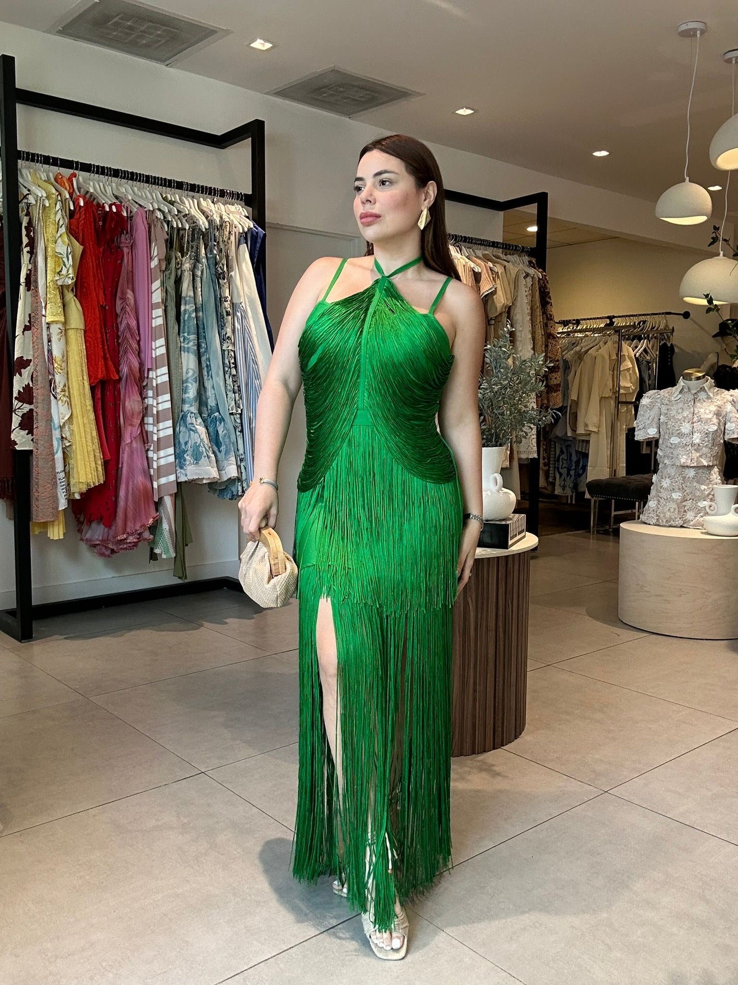 Peeks Green Dress