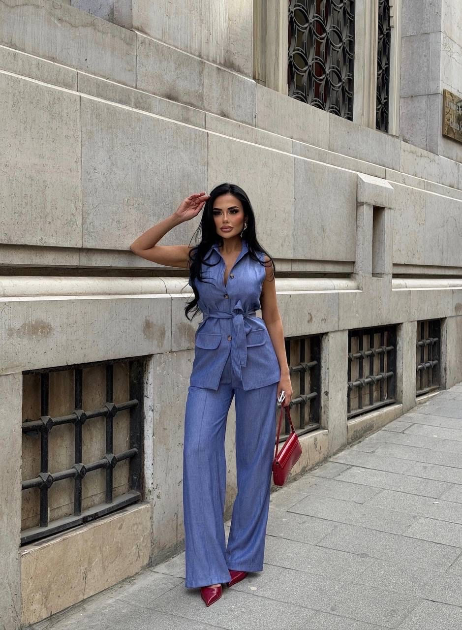 Cristina Denim Set