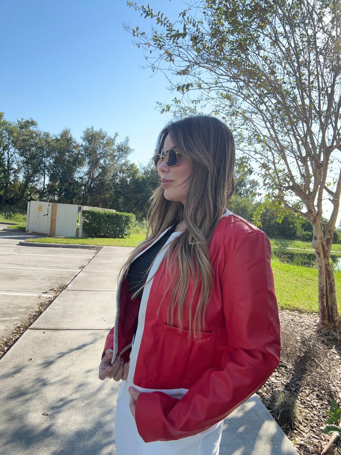 Mila Jacket red