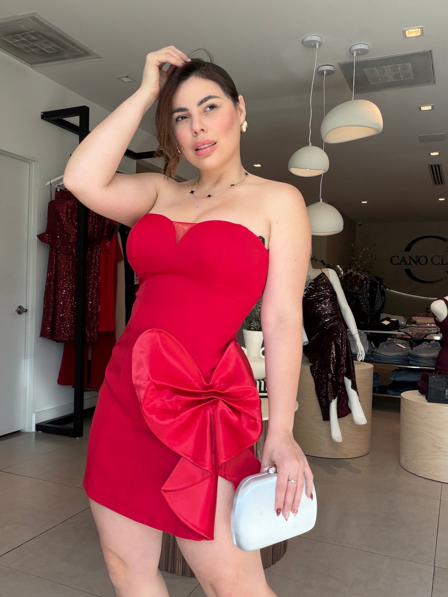 Heart red dress