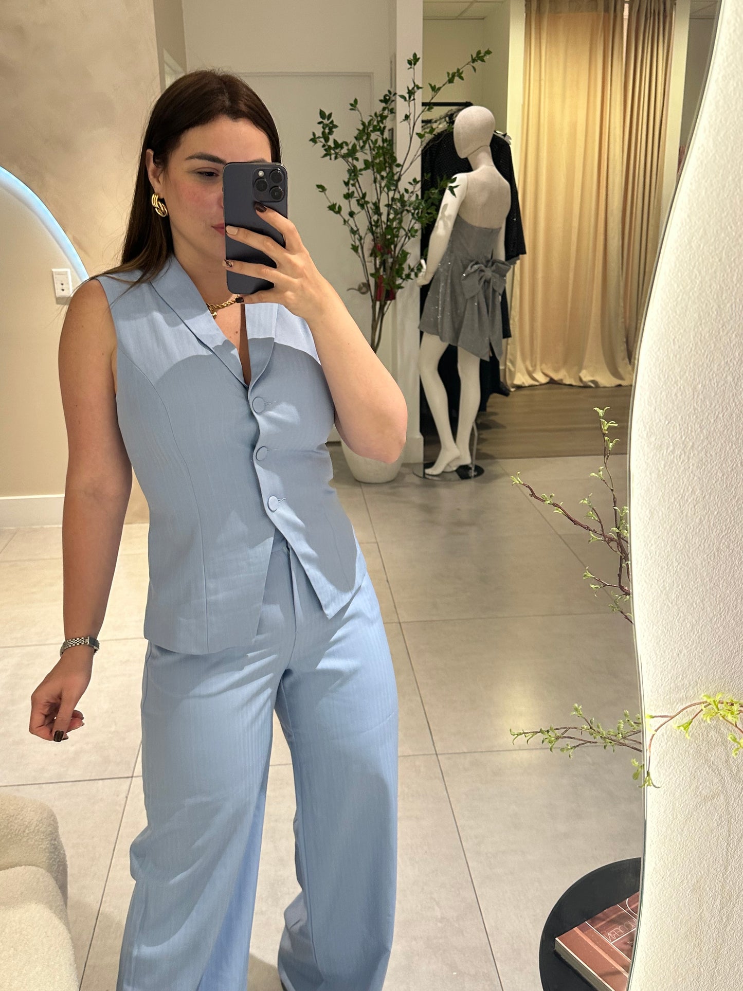 Amanda set baby blue