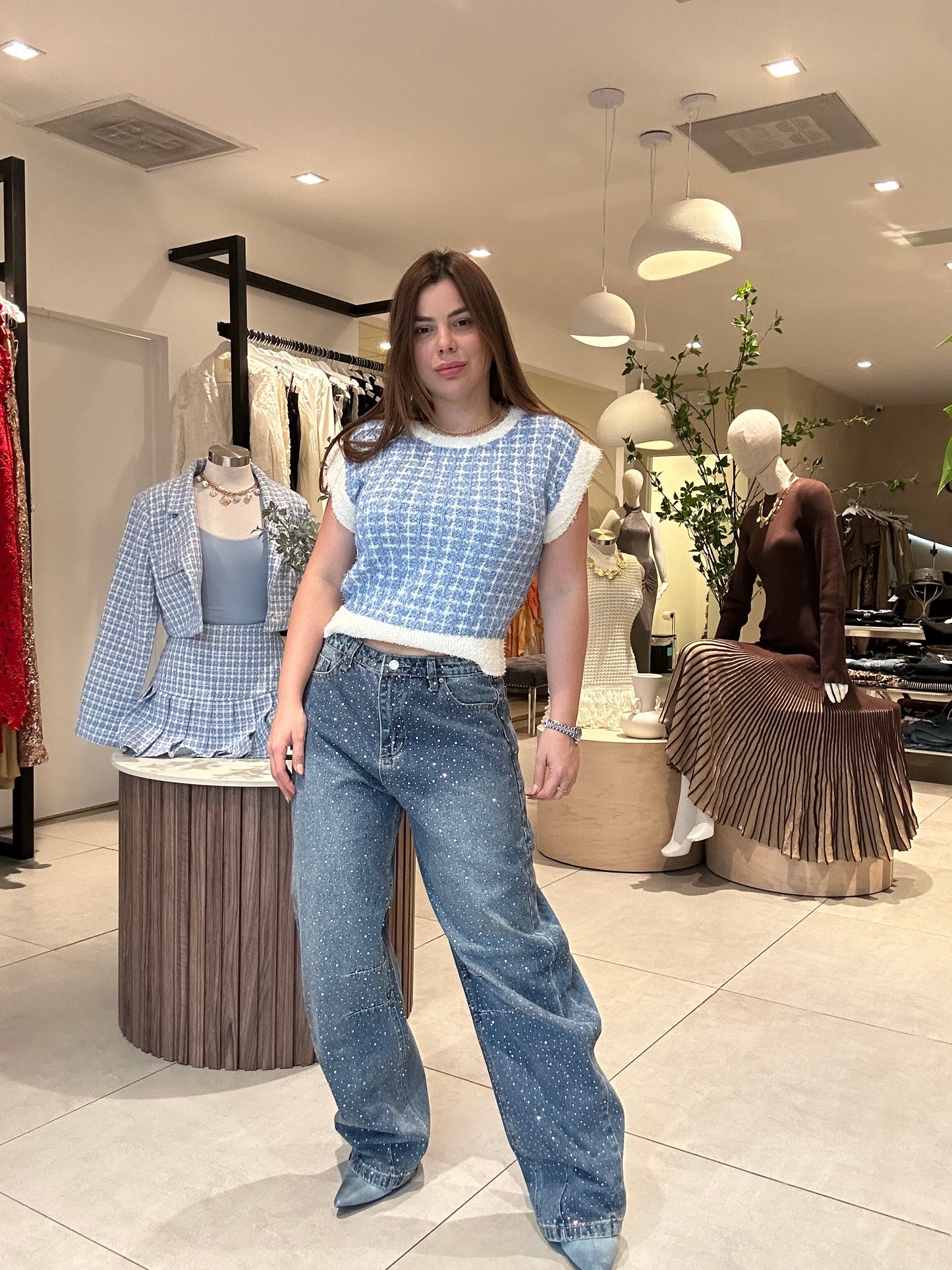 Corali blue top