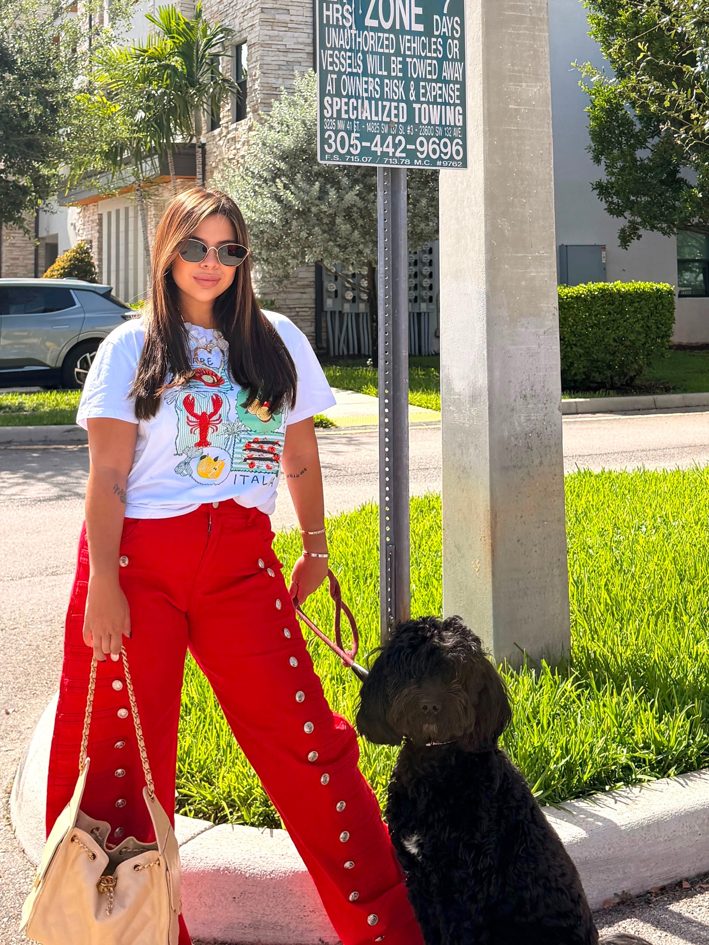 Jeans Napoleon rojo