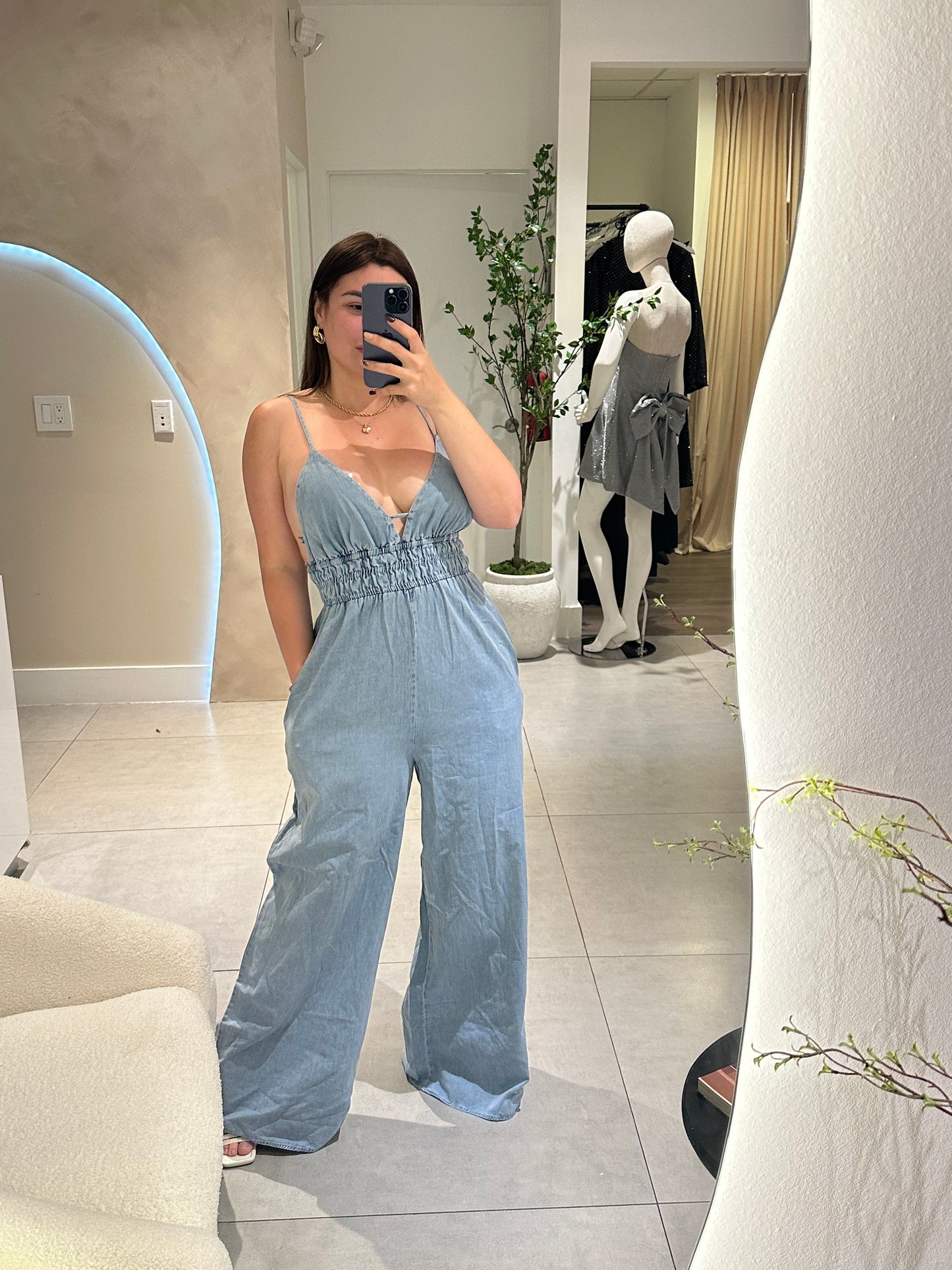 Luna Jumpsuit denim
