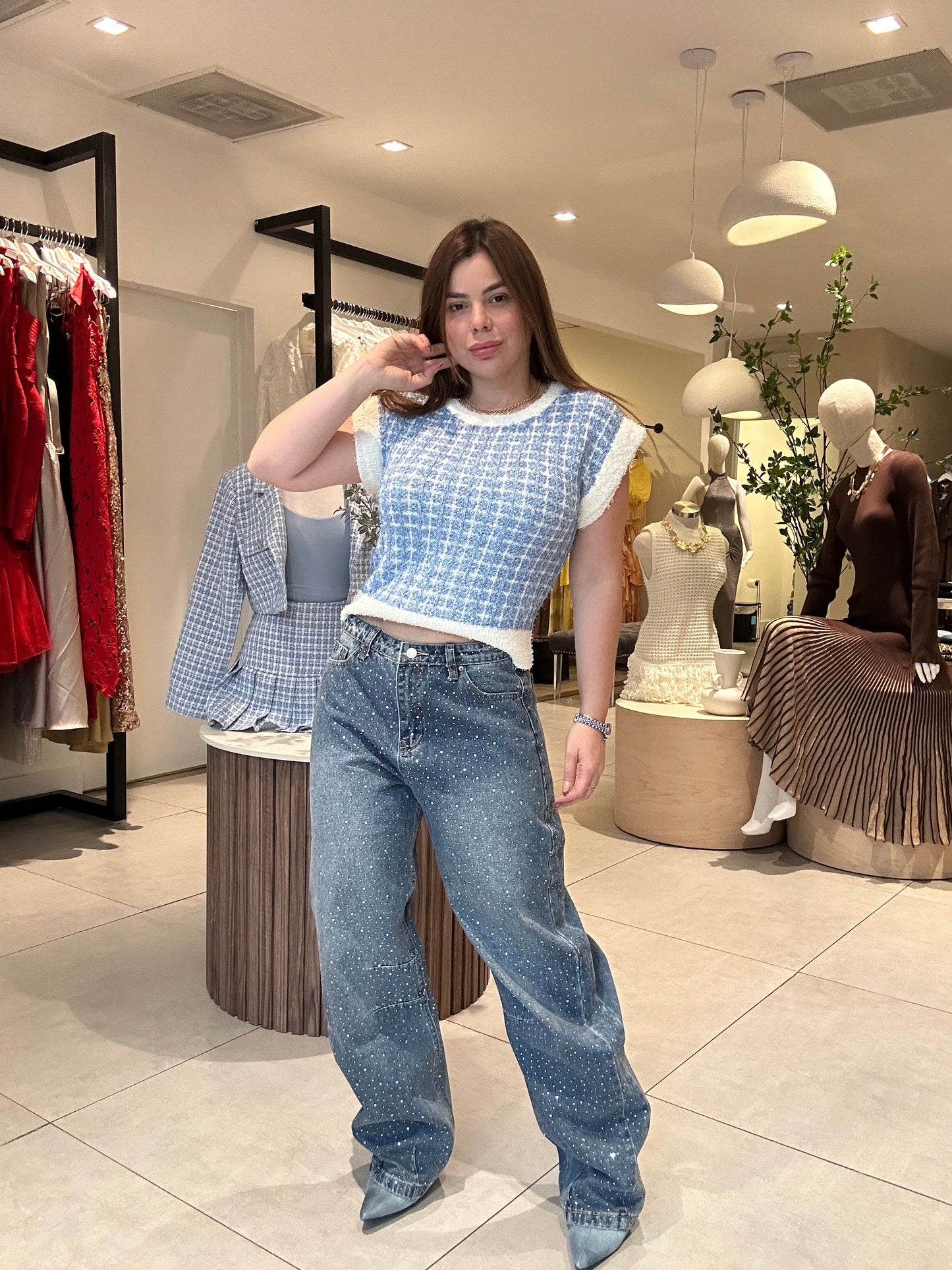 Corali blue top