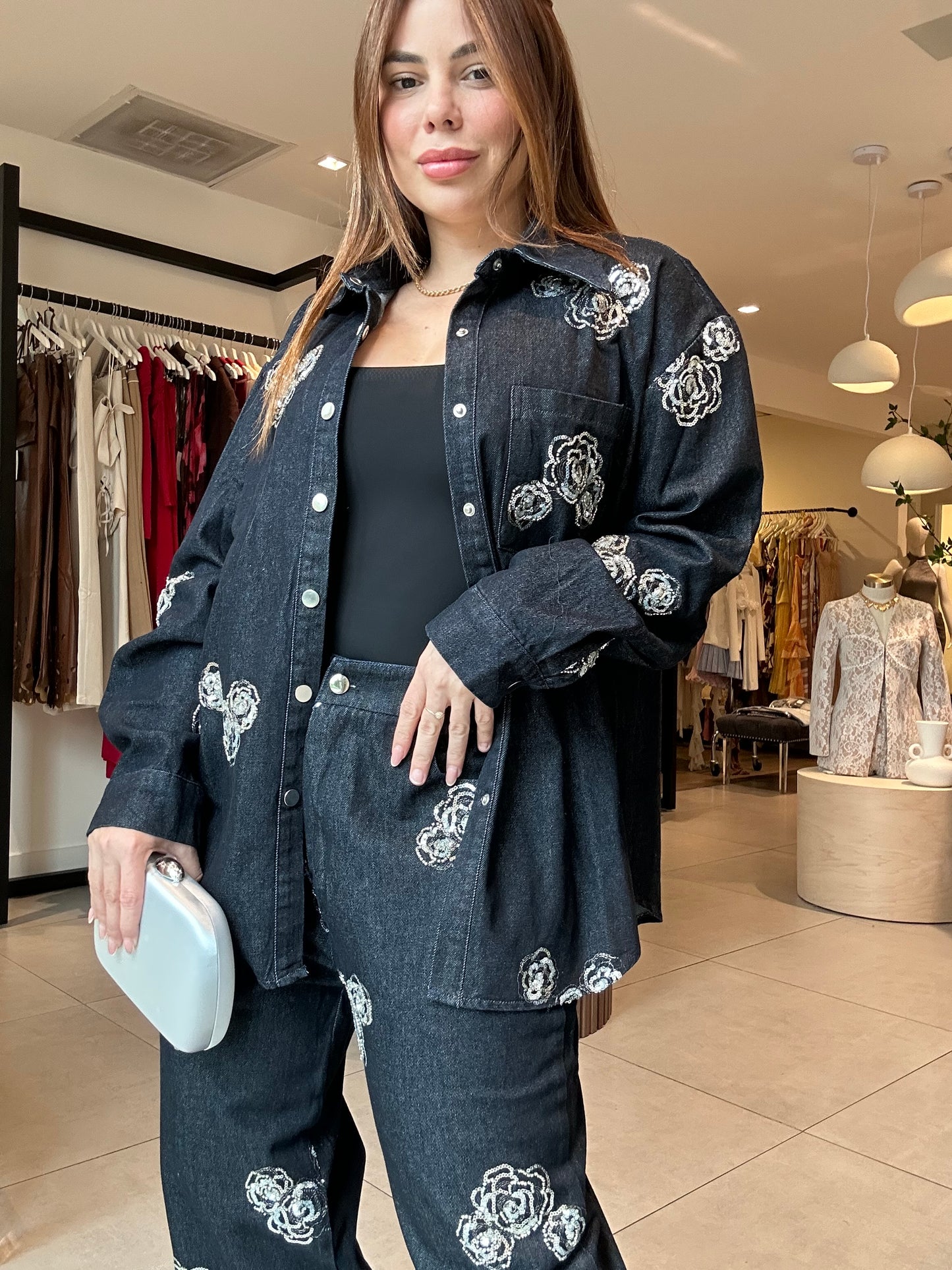 Flor de denim set