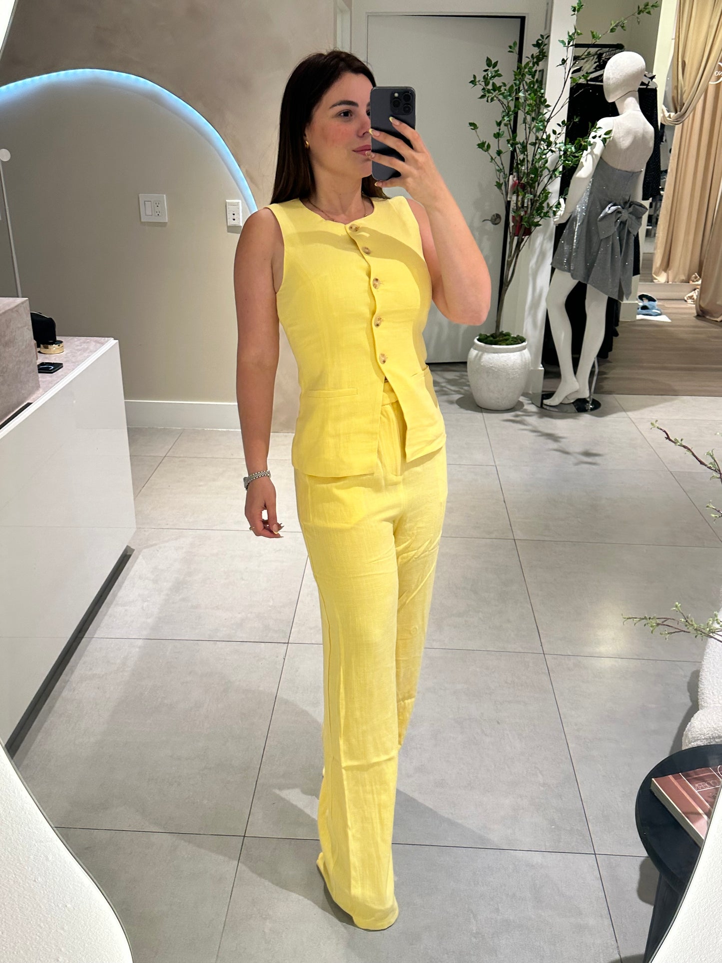 Linen Set yellow