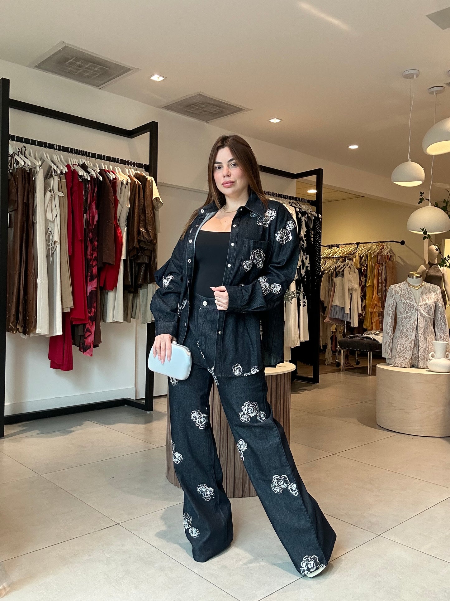 Flor de denim set