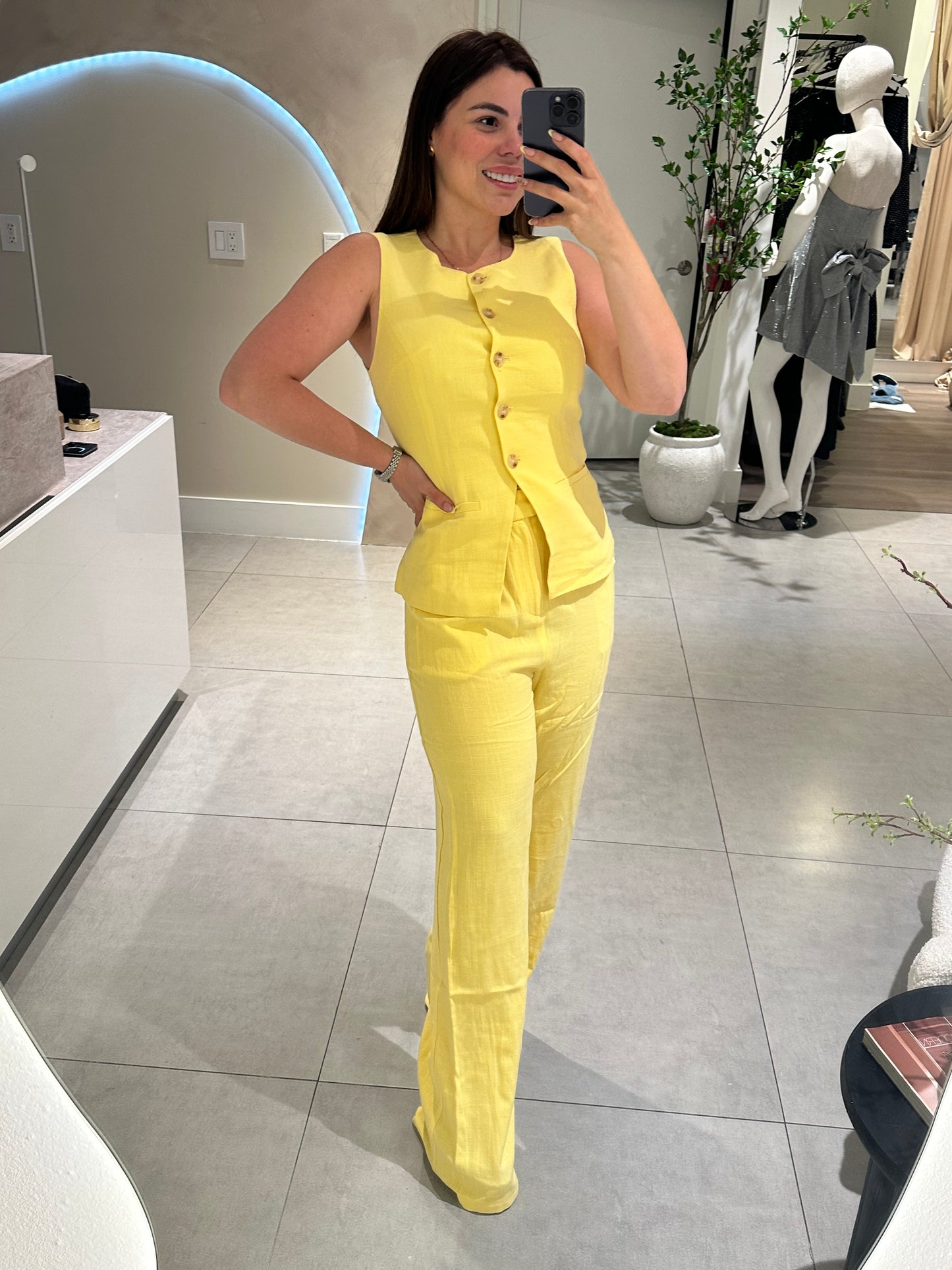 Linen Set yellow