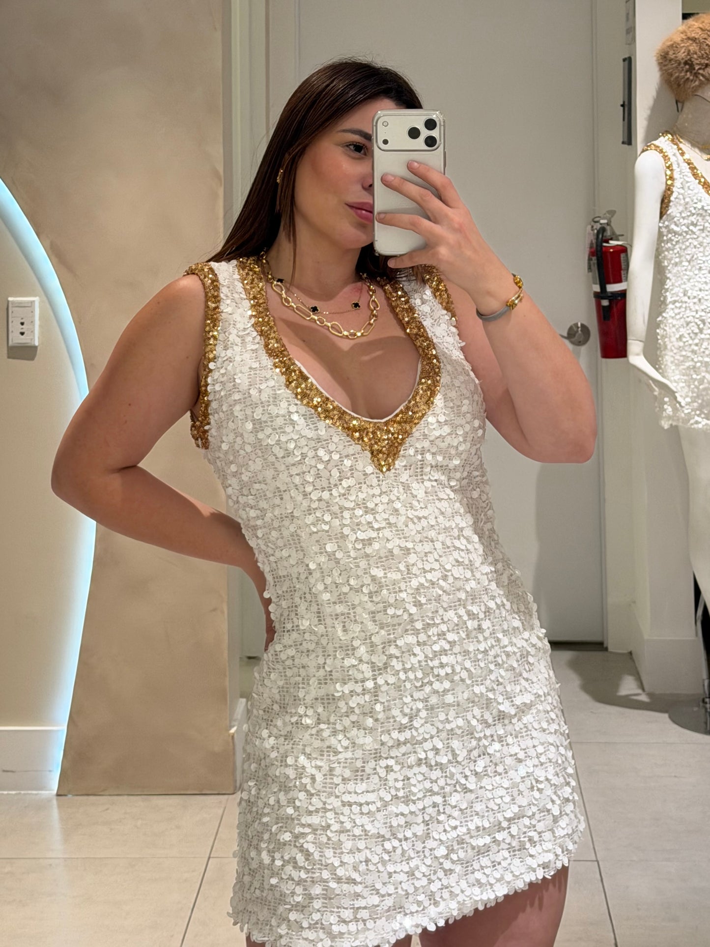 Cisne white Dress