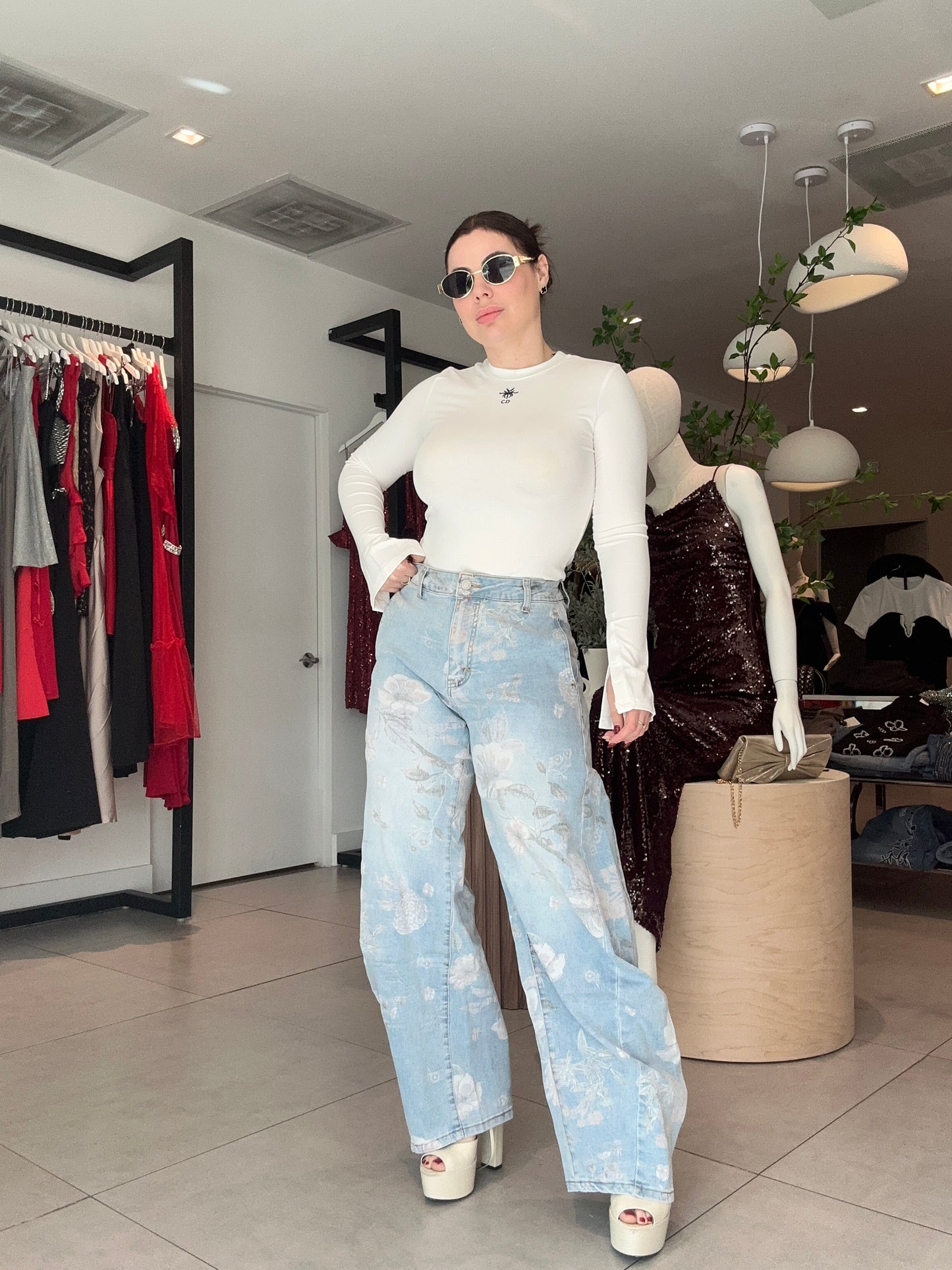 Flower Jeans