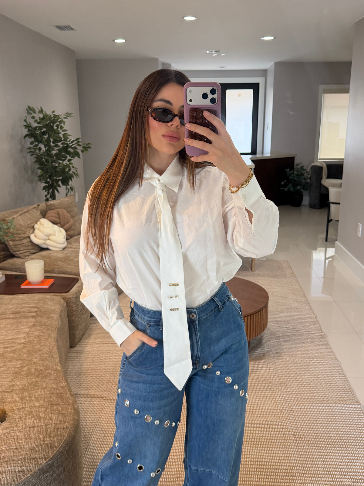 White boss shirt