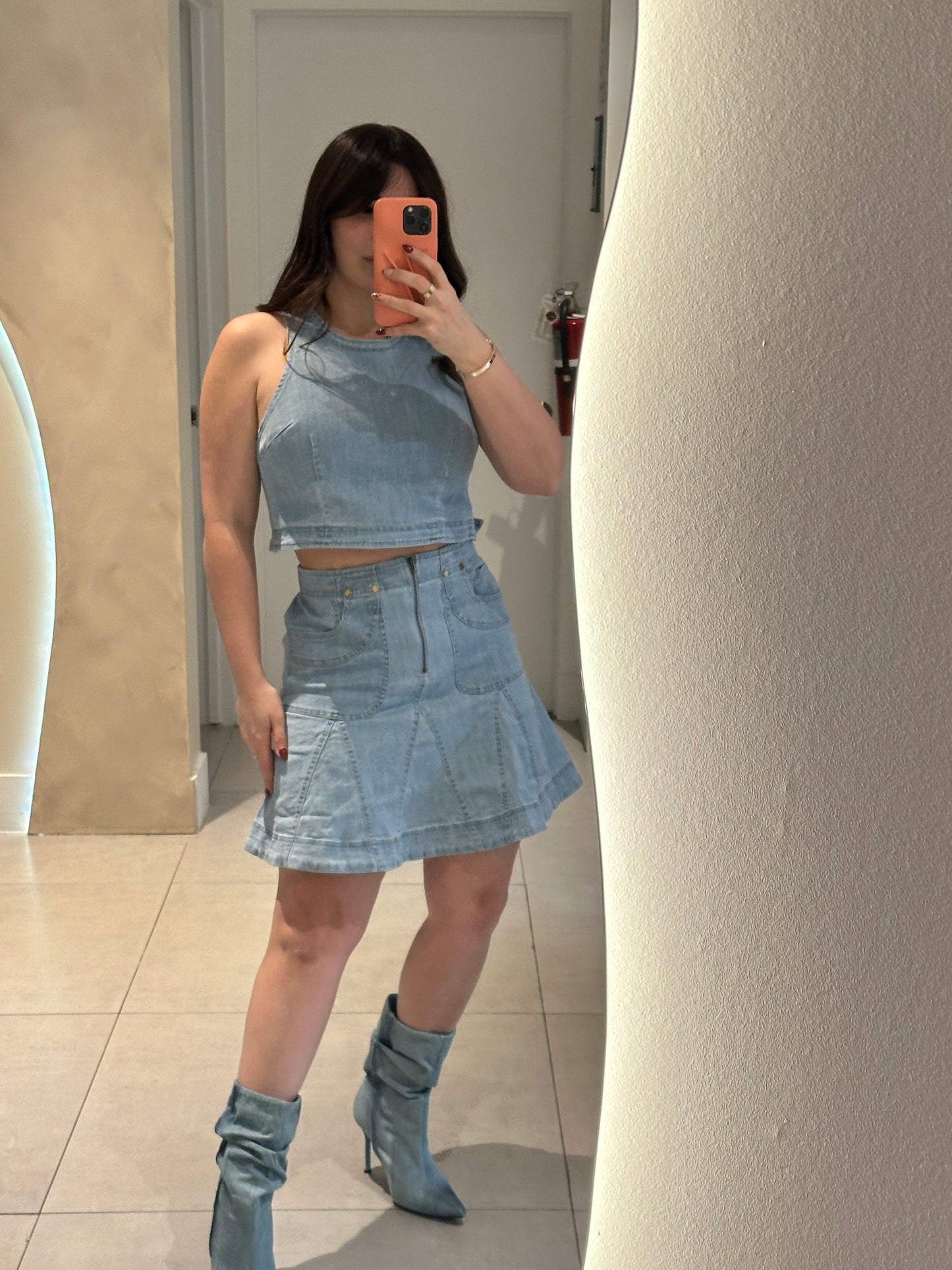 Dalila denim set