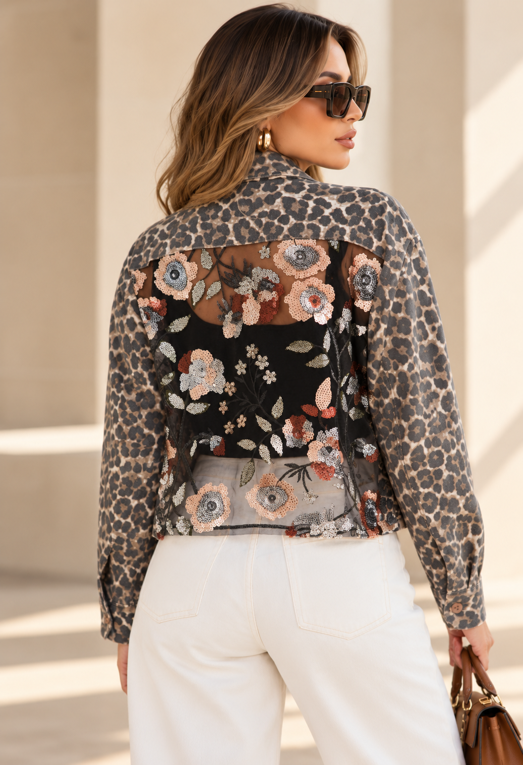 Leopard Bloom Jacket