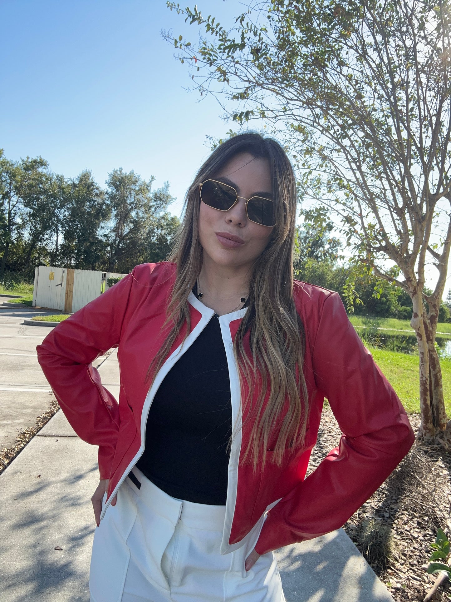 Mila Jacket red