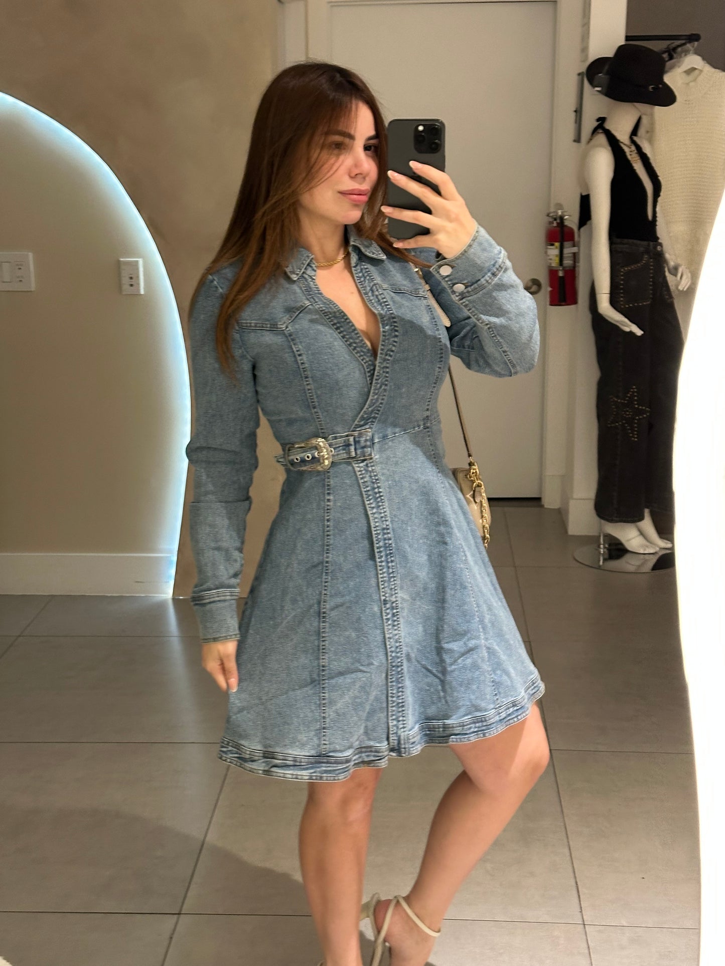 DENIM DRESS NEW