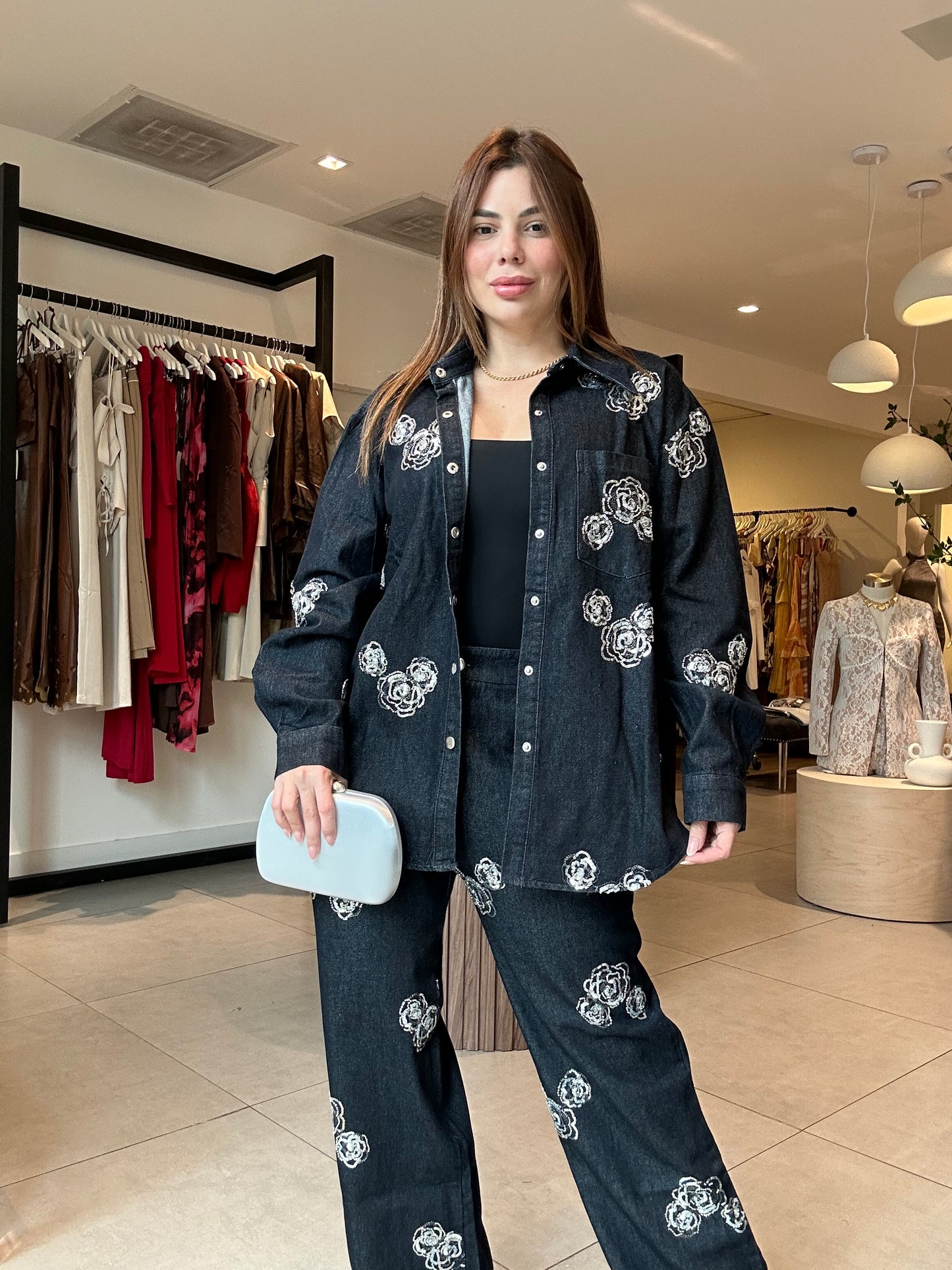 Flor de denim set