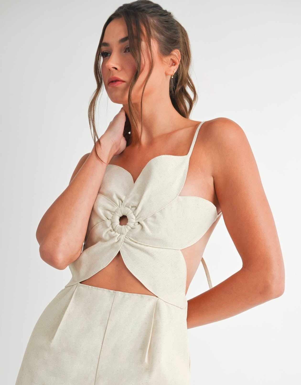 Line Flowers Jumpsuit