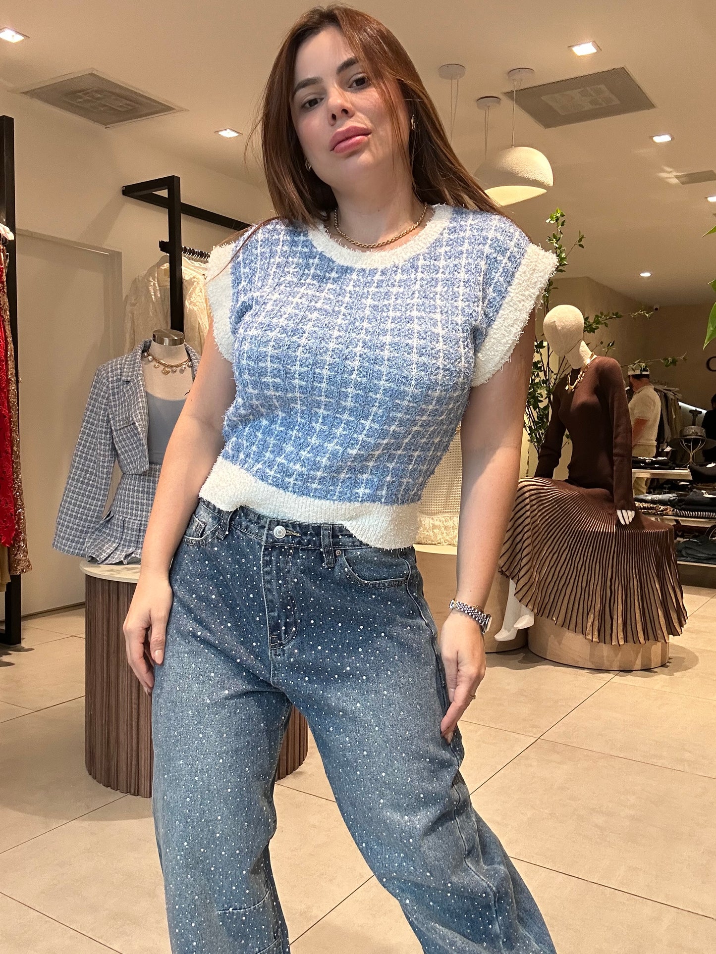 Corali blue top