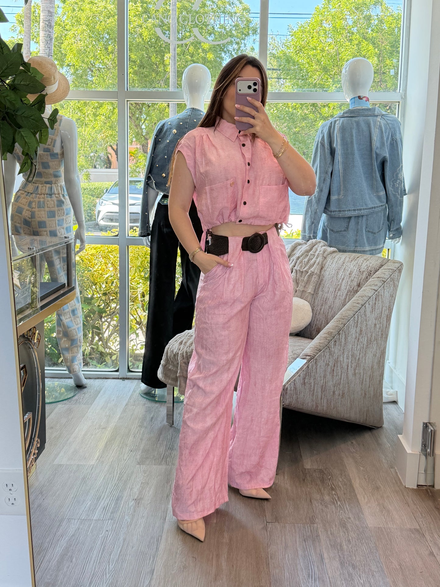 Lino Pink set