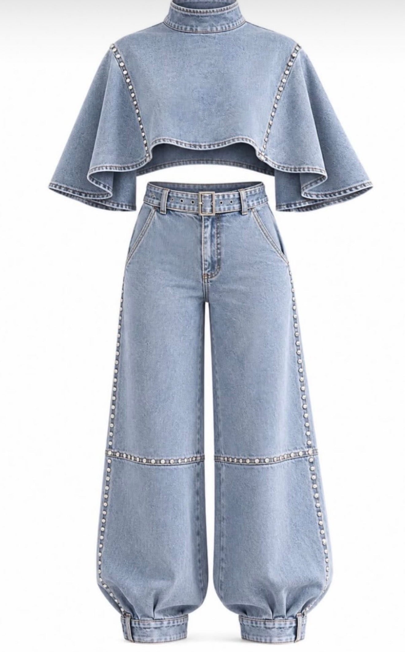 Denim capa set