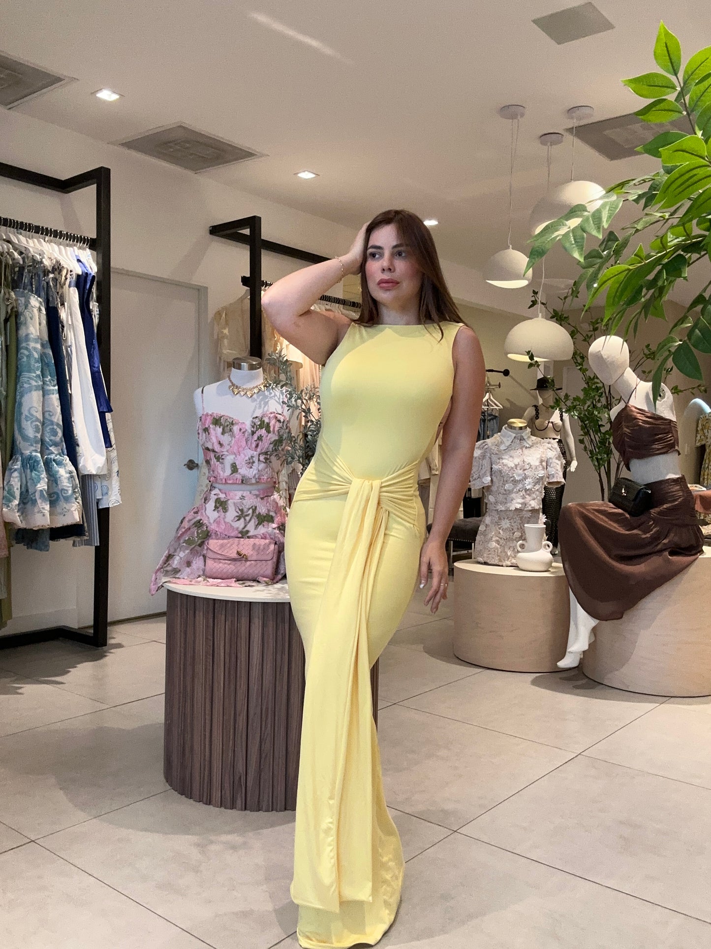 Yellow dress