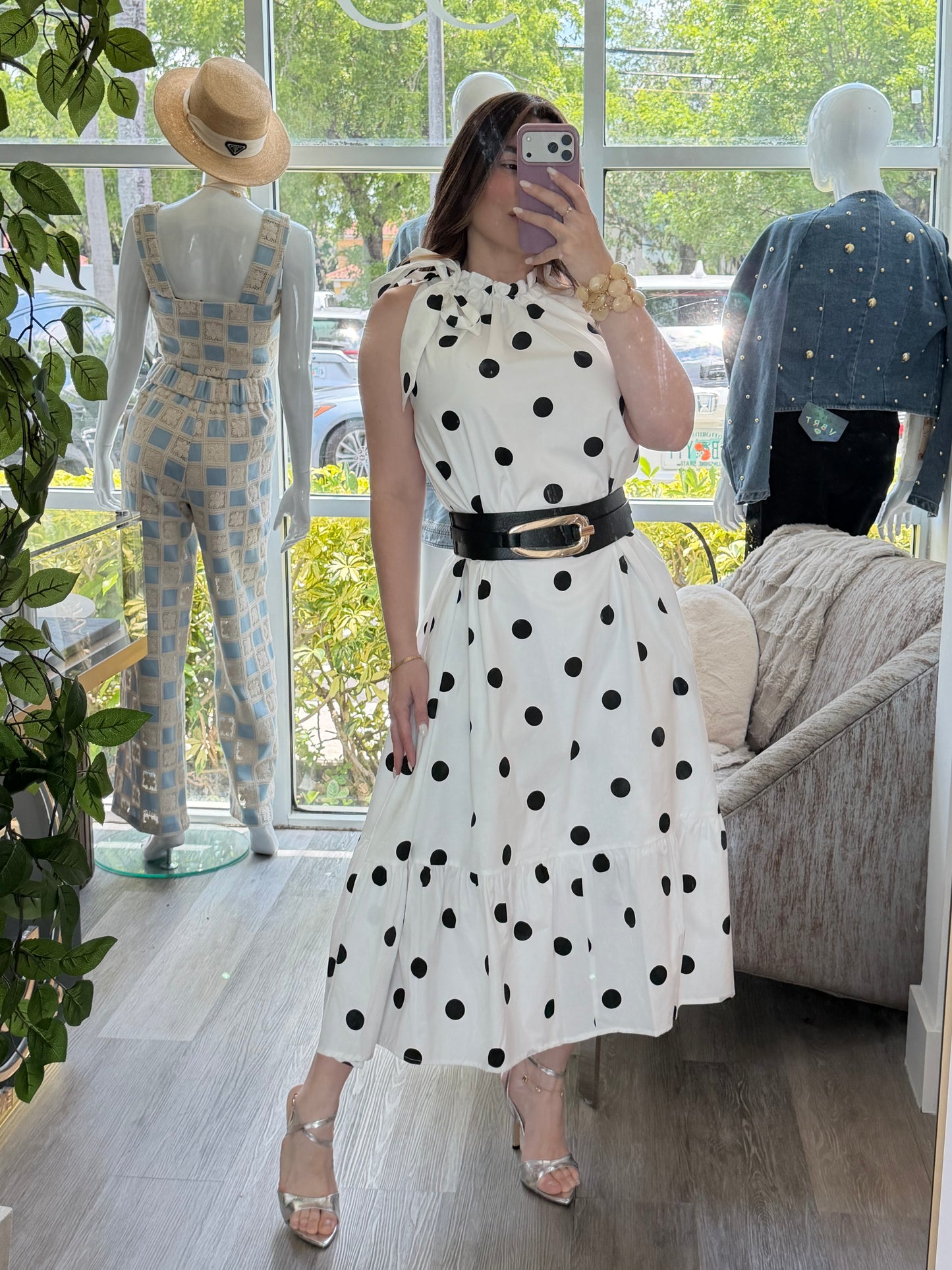 Polka dot dress