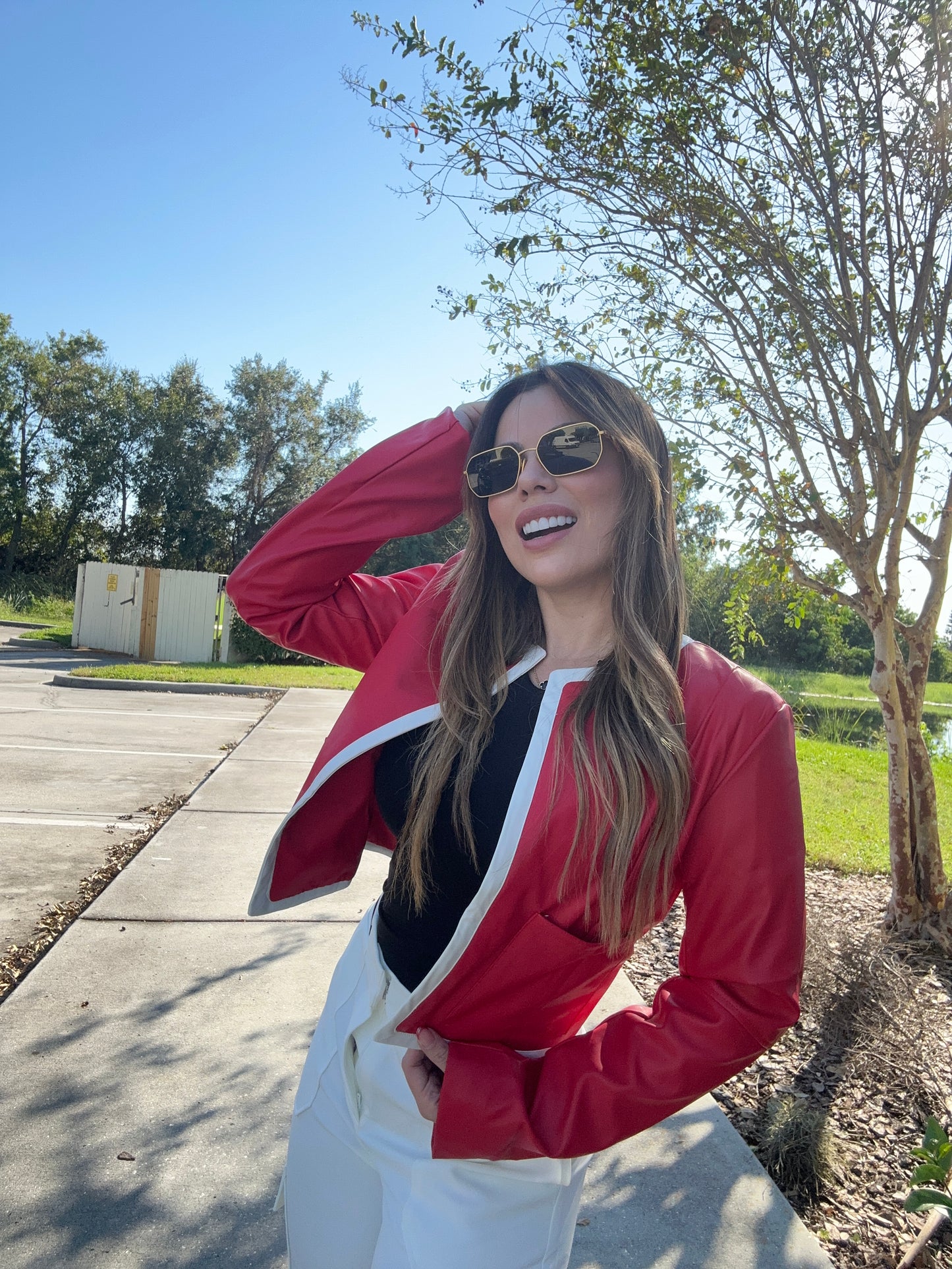 Mila Jacket red