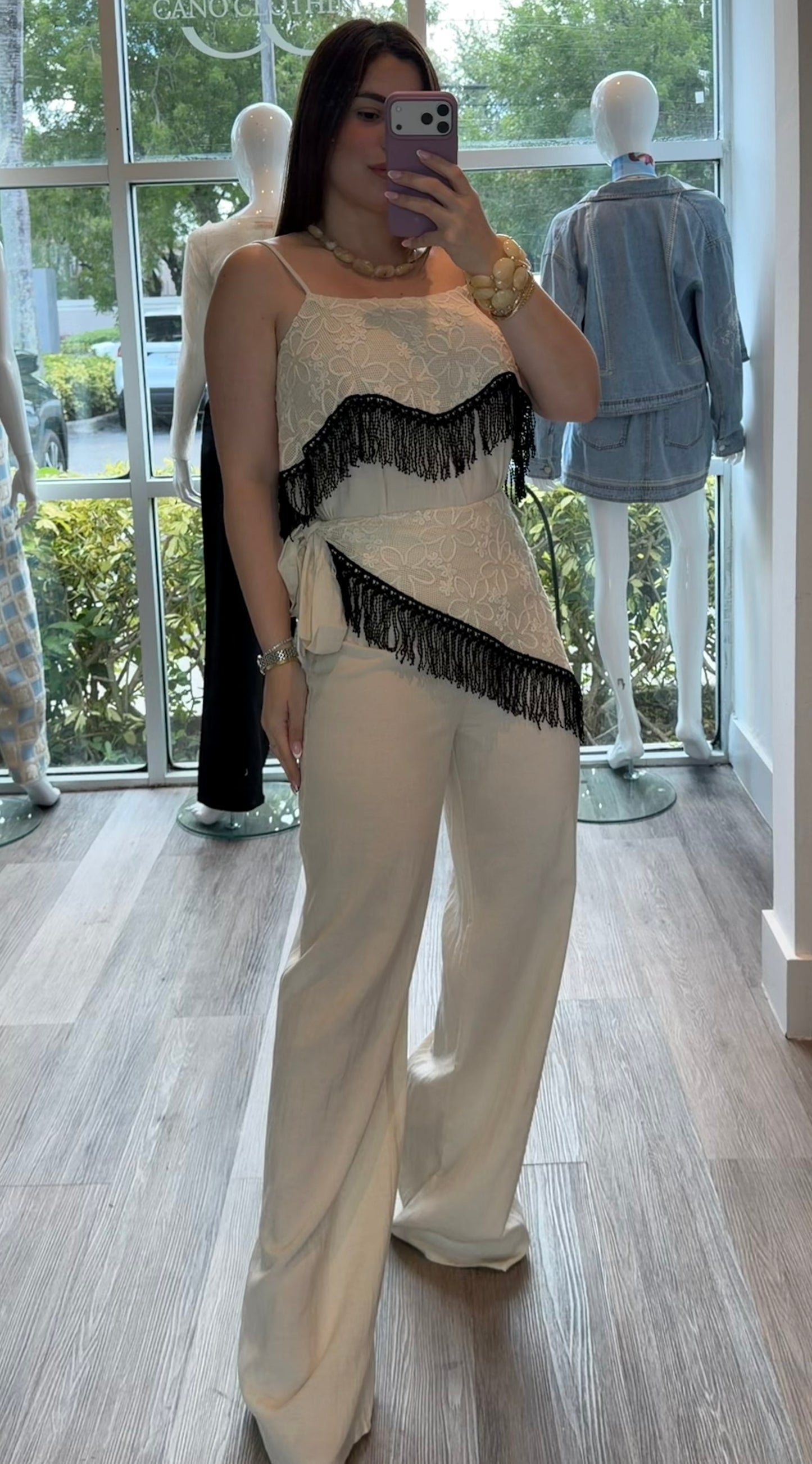Ivory Fringe set