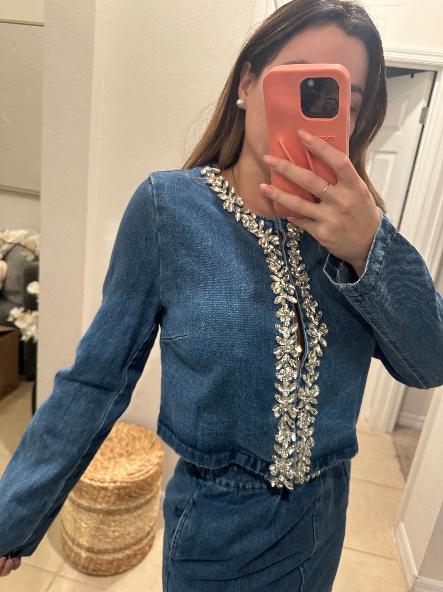 Mela Denim Set