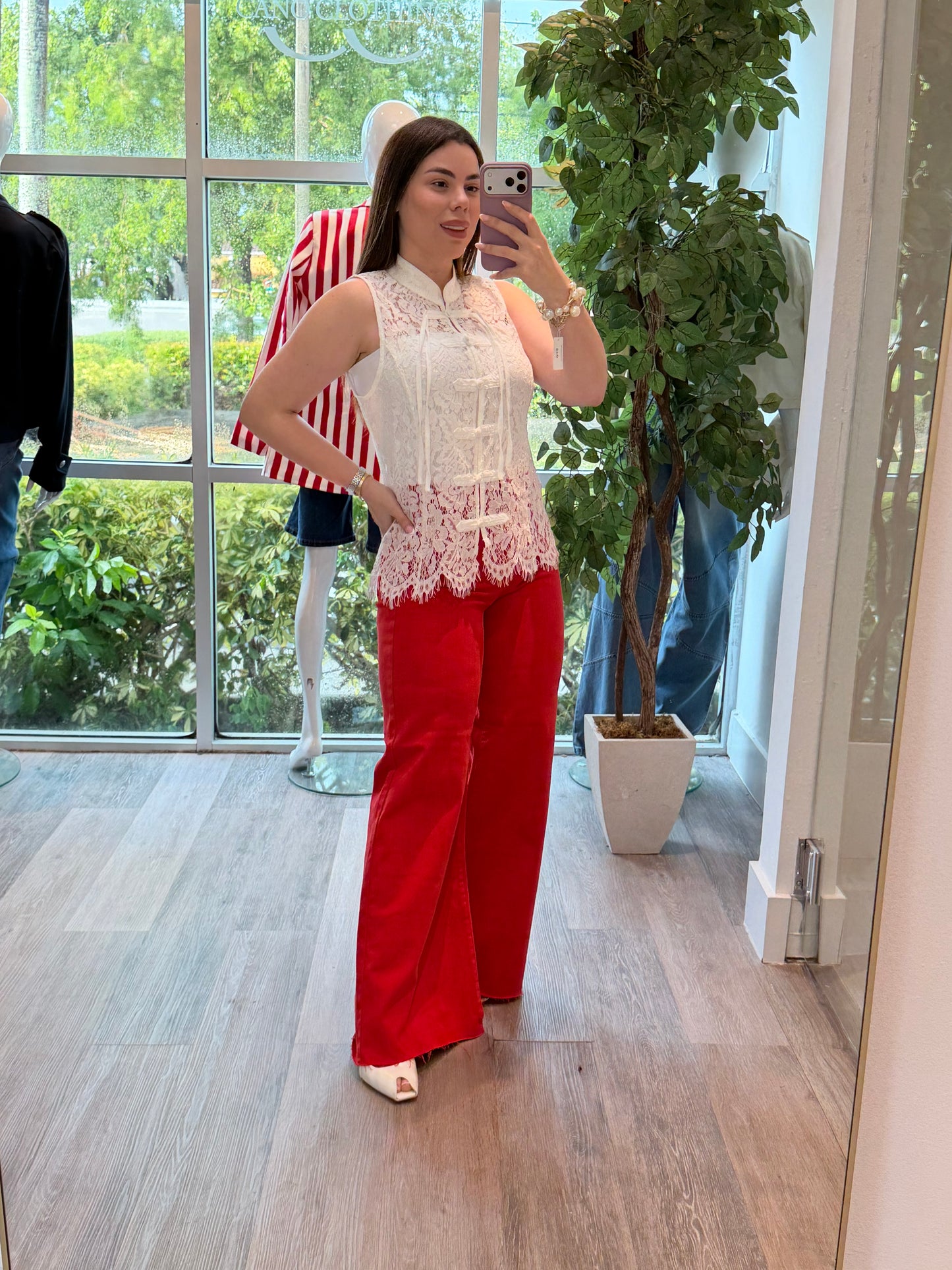 Risen Jeans red