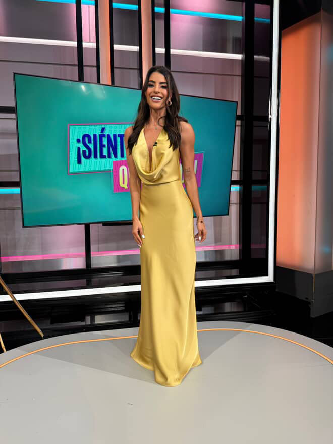 Gold Maxi dress