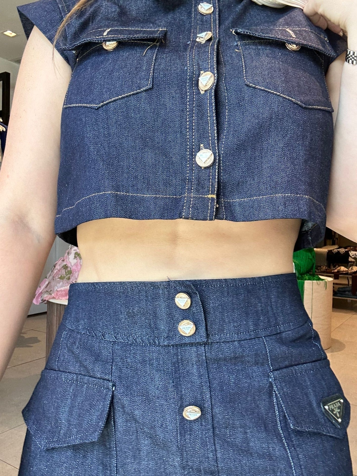 Prada Denim Set