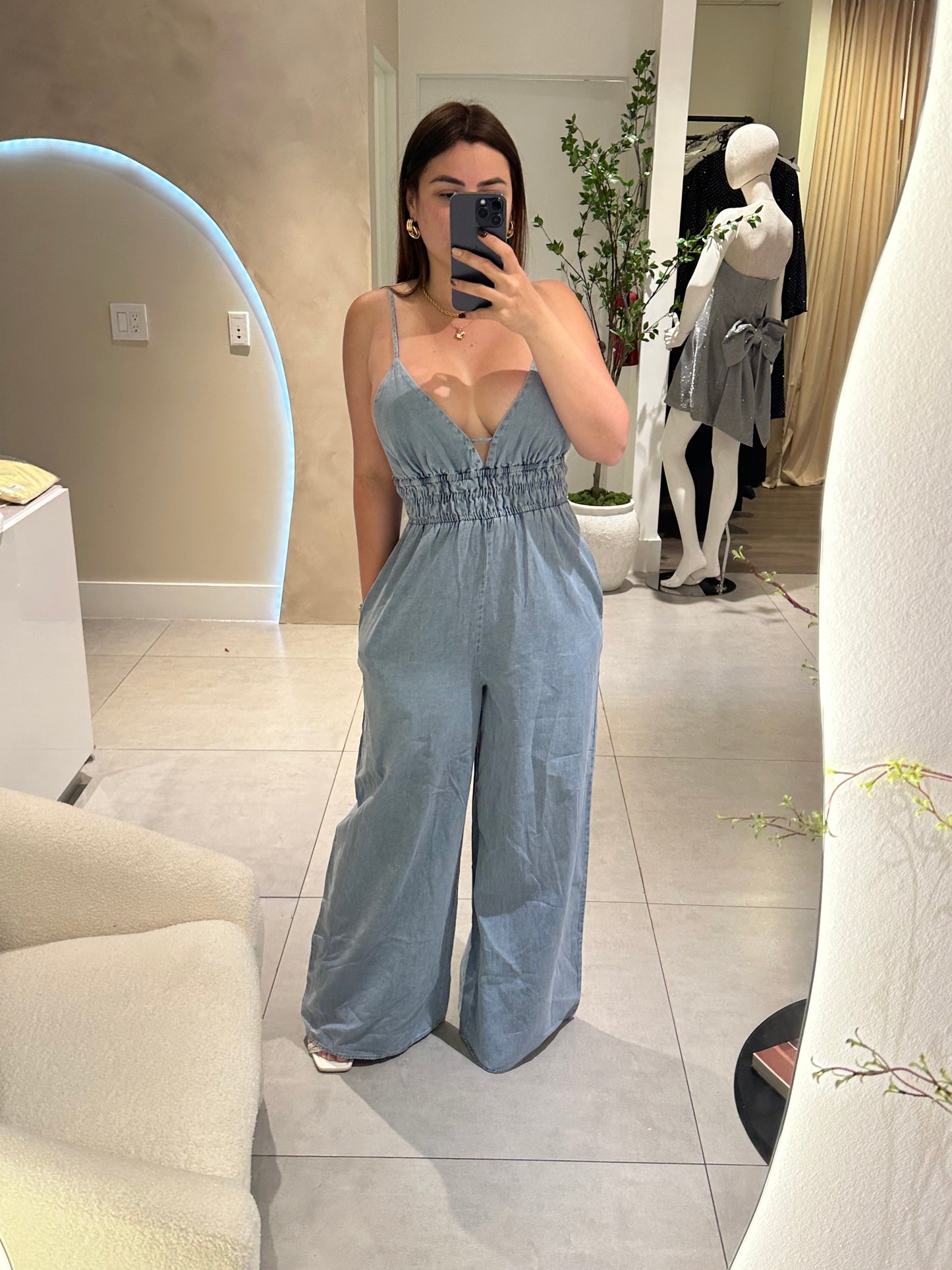 Luna Jumpsuit denim