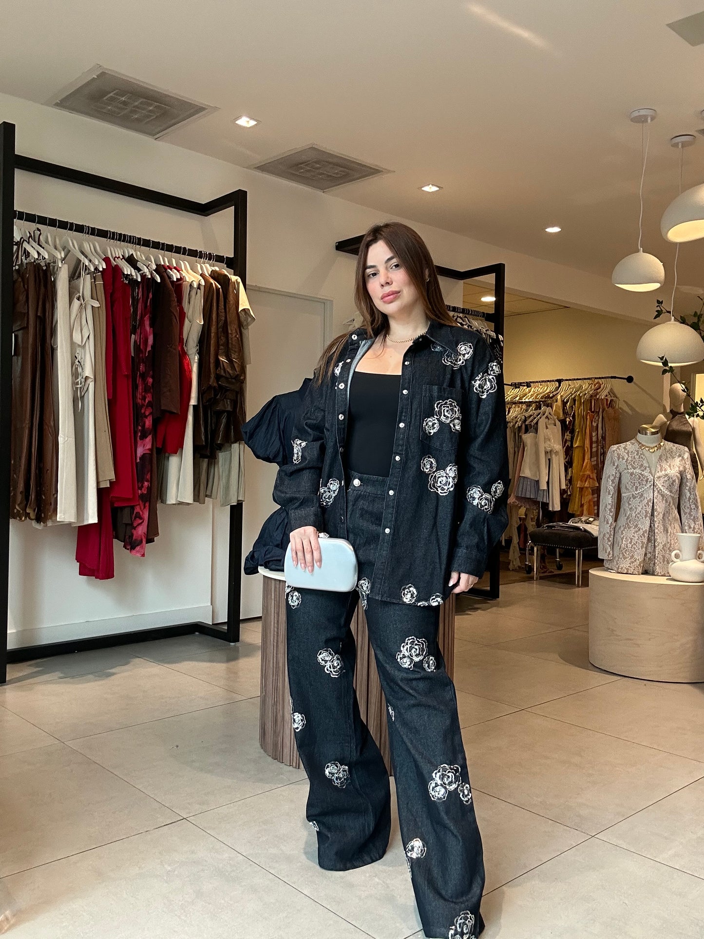 Flor de denim set