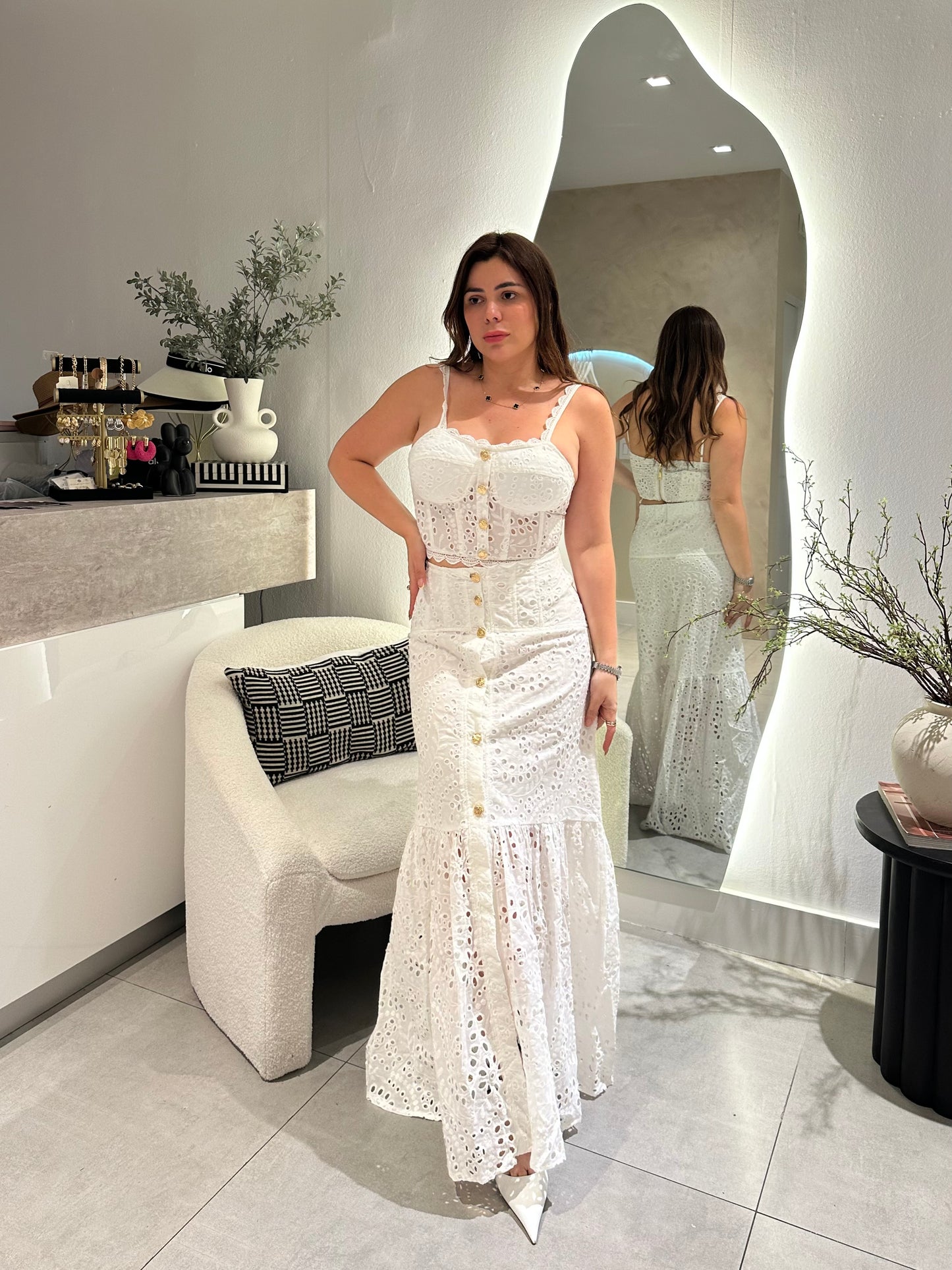 Paradise white set