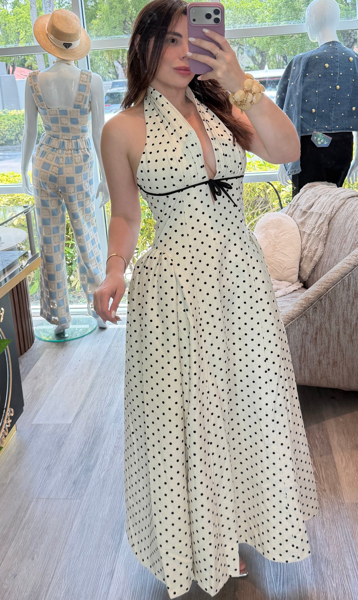 Micro polka dots Dress