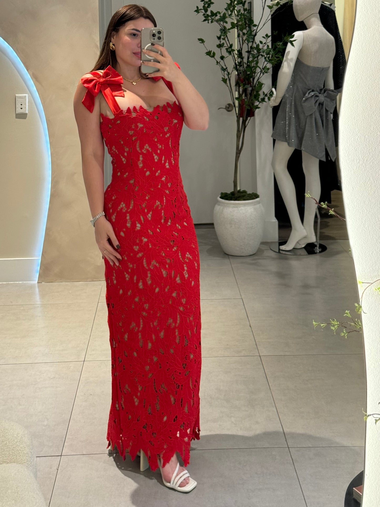 Passion Red Maxi Dress