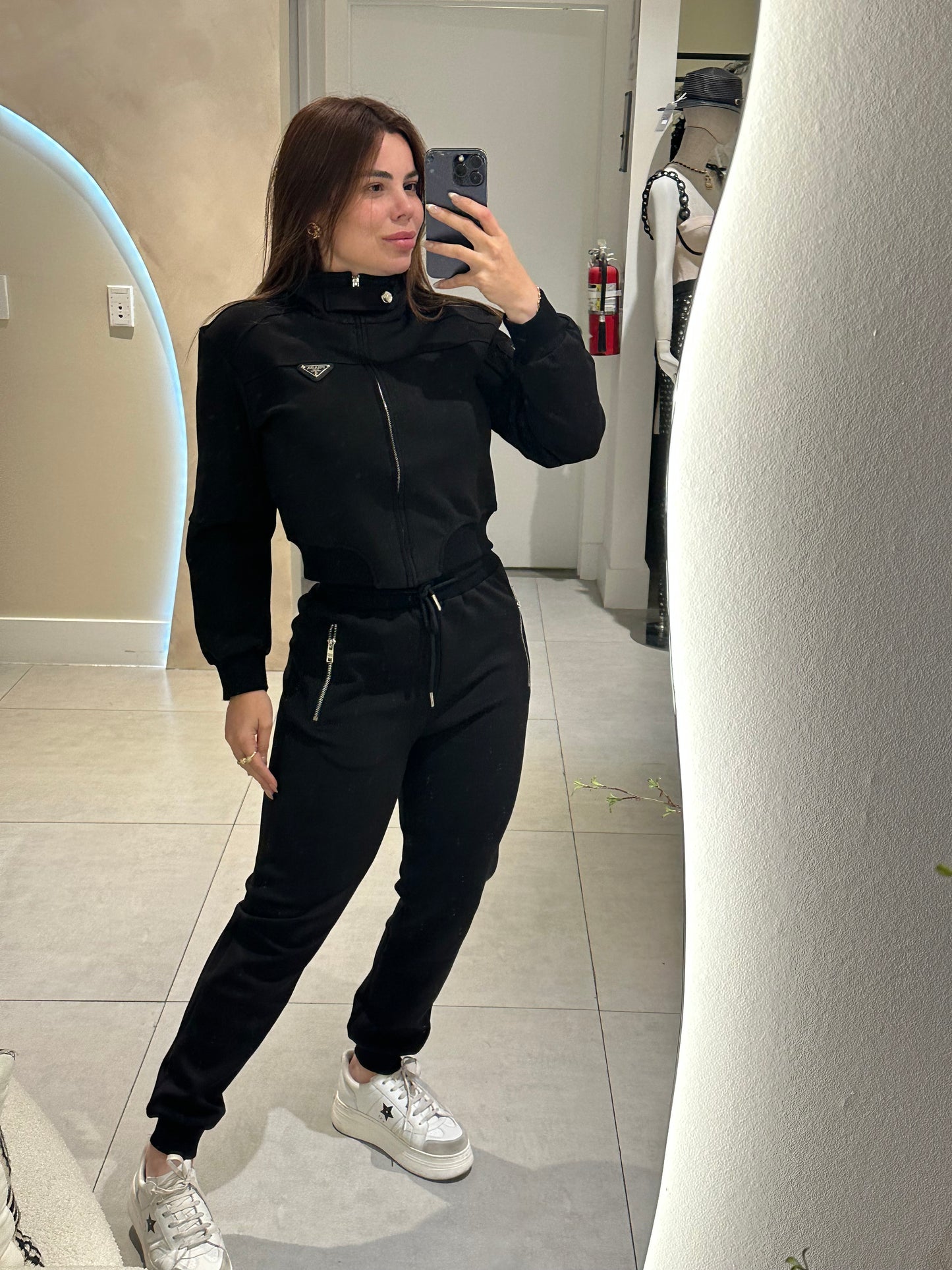 Prada comfy black set