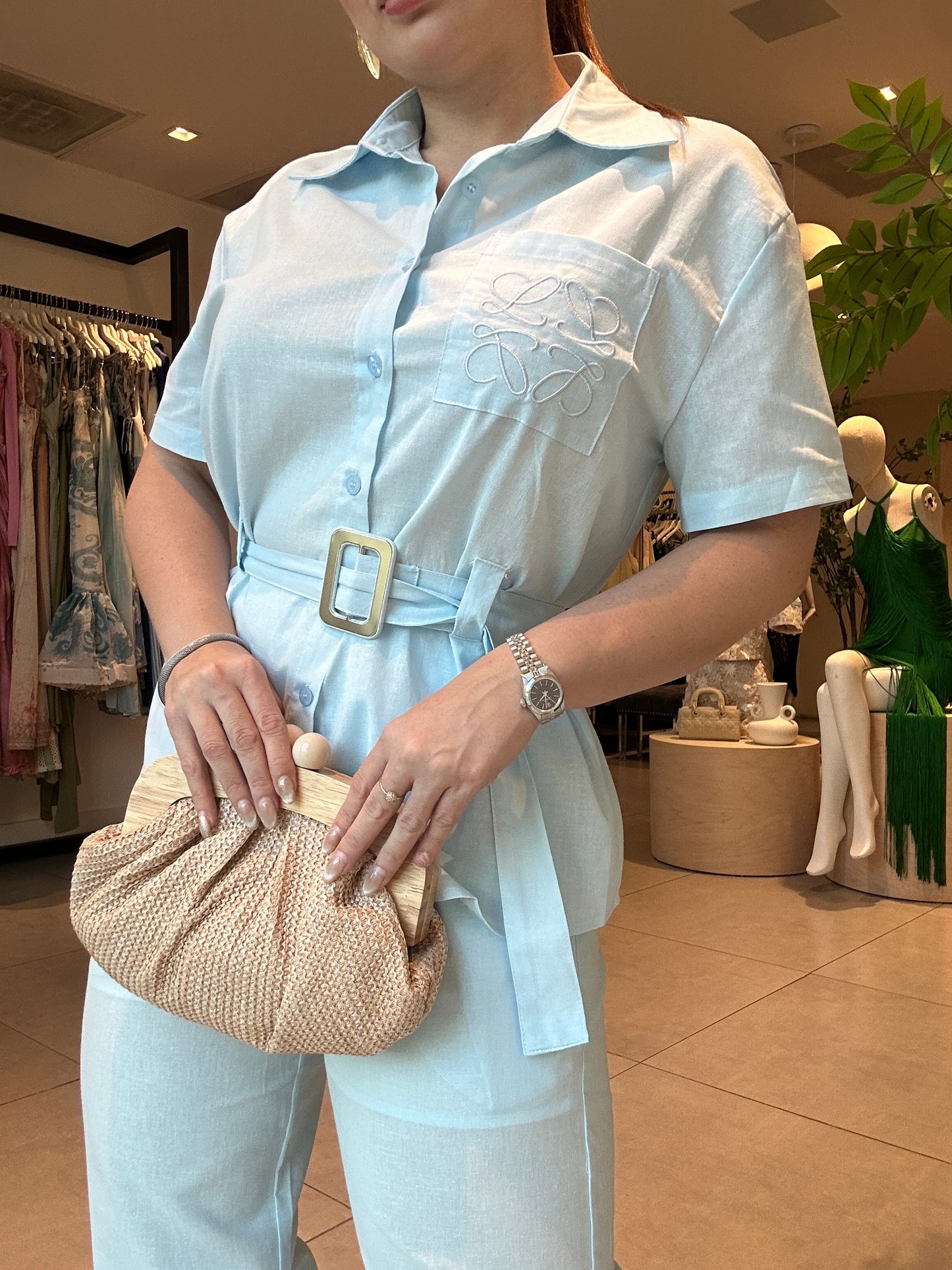 Loewe baby blue set