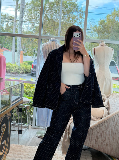 Diamond blazer set