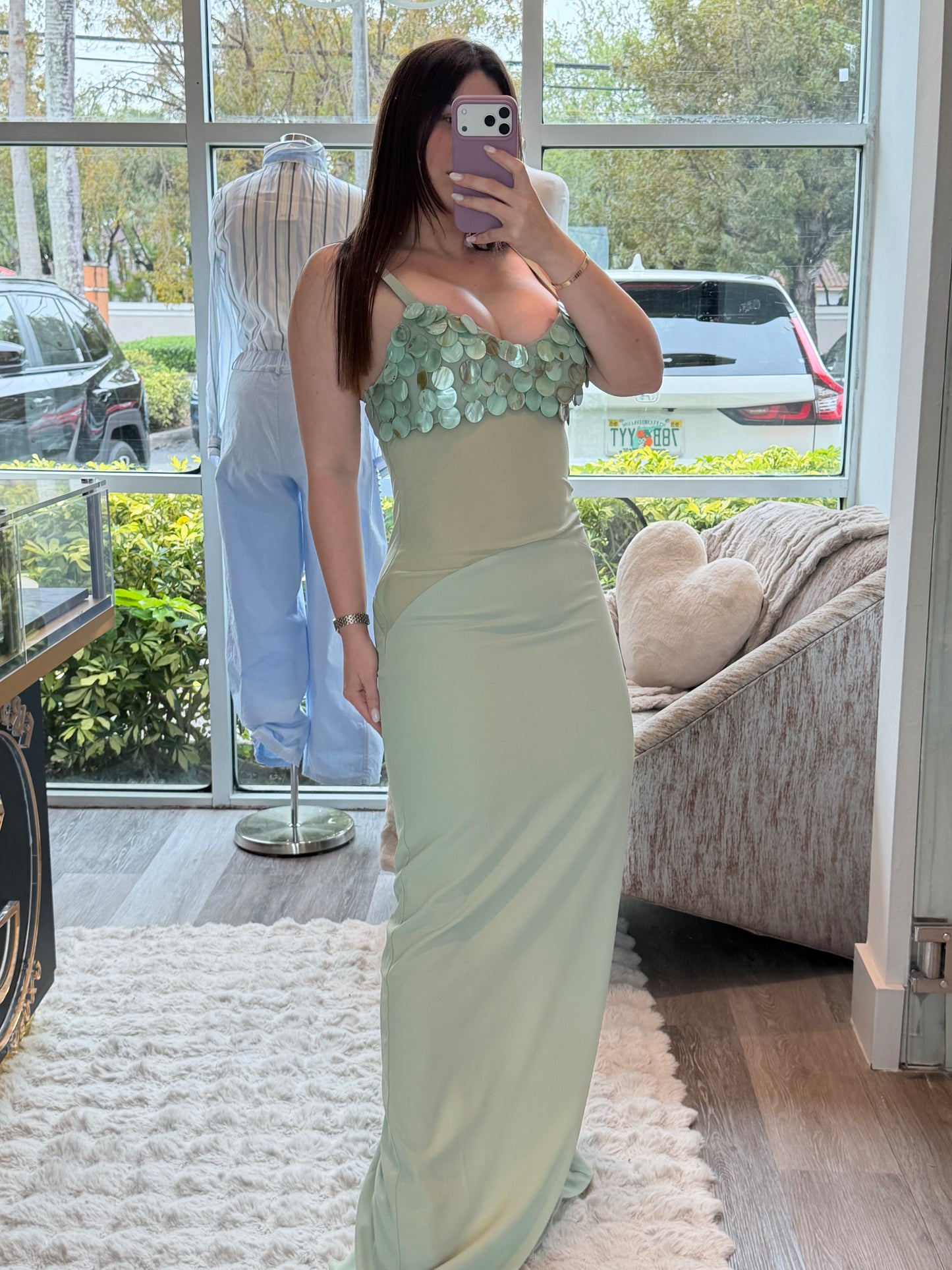 Mermaid maxi dress