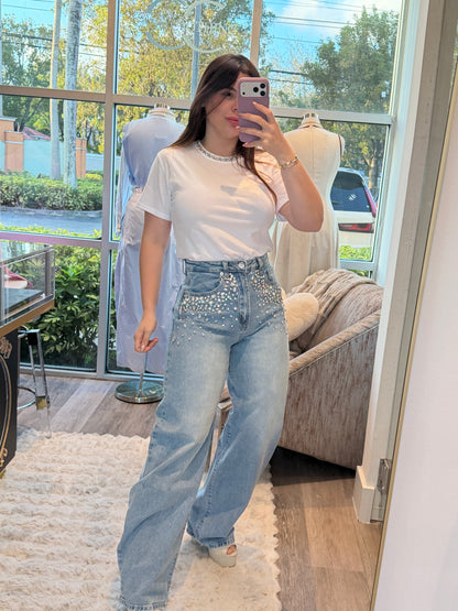Barrel shyne jeans