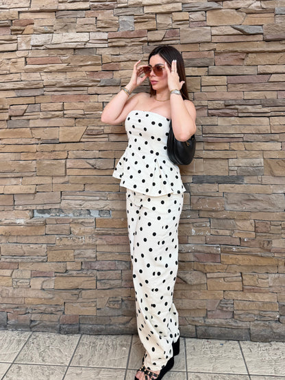 Polka dots strechy set