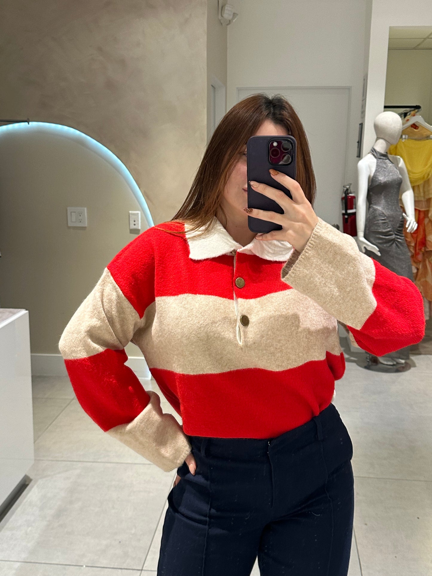 Sweter red