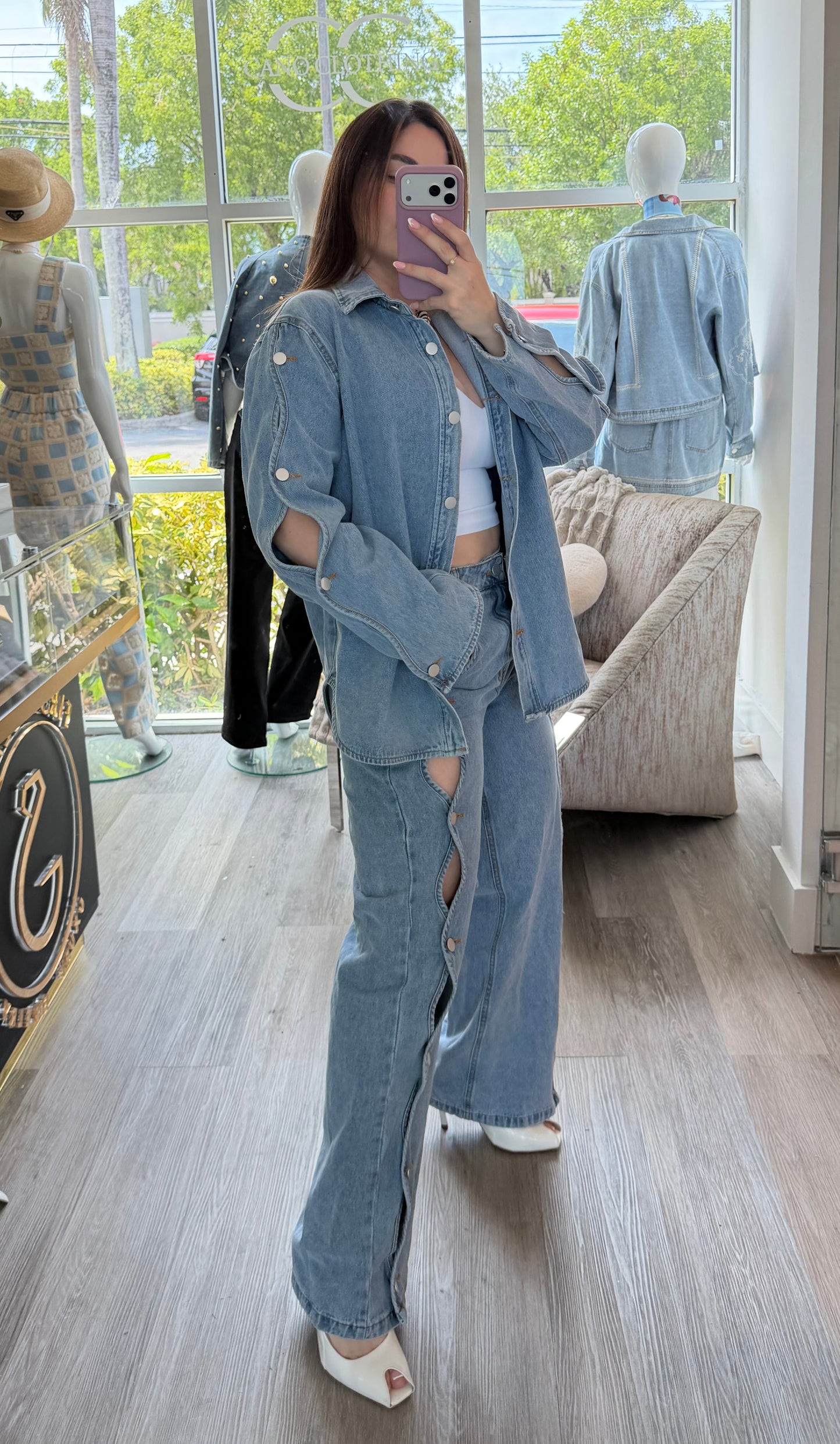Denim Jacket set