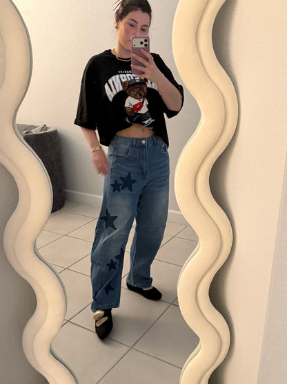 Star denim jeans