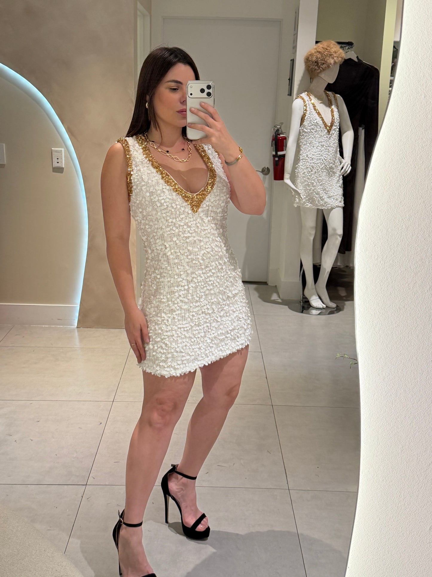 Cisne white Dress
