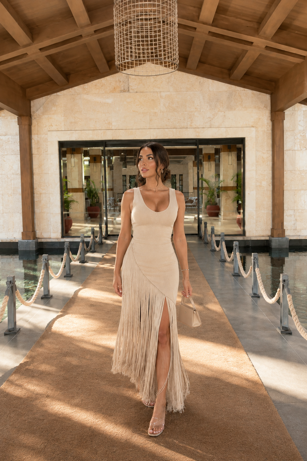 Finger maxi dress
